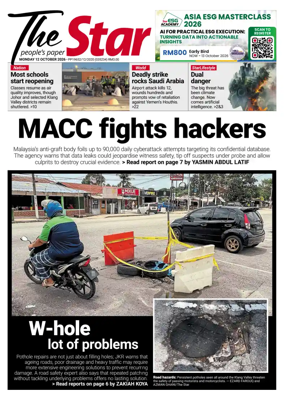 Cover of The Star Malaysia