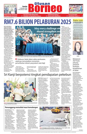 Cover of Utusan Borneo (Sabah)
