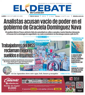 Cover of El Debate de Culiacan