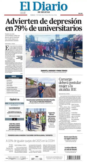 Cover of El Diario de Delicias