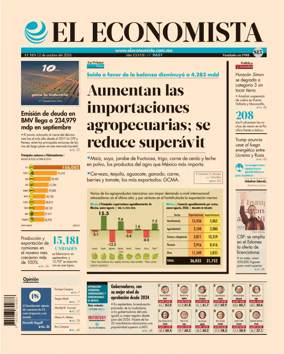 Cover of El Economista (Mexico)
