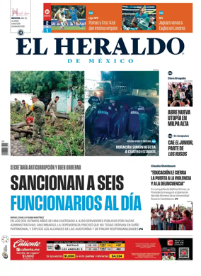 Cover of El Heraldo de Mexico