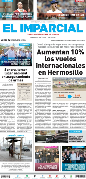 Cover of El Imparcial