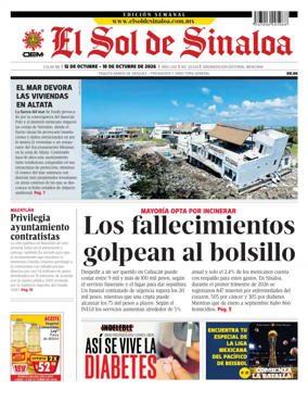 Cover of El Sol de Sinaloa