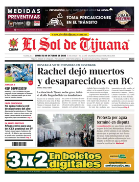 Cover of El Sol de Tijuana
