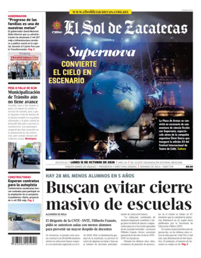 Cover of El Sol de Zacatecas