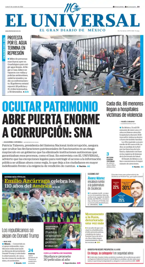 Cover of El Universal