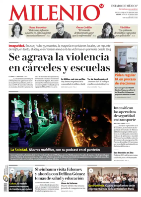 Cover of Milenio Edo de Mexico