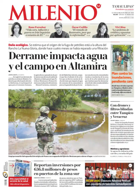 Cover of Milenio Tamaulipas