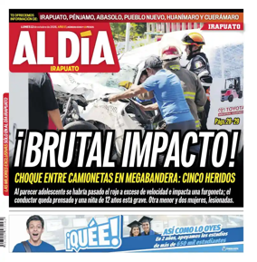 Cover of Periodico Al Dia (Irapuato)