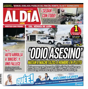 Cover of Periodico Al Dia (Leon)