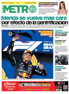 Cover of Publimetro Merida