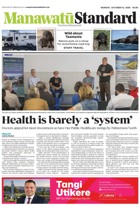 Cover of Manawatu Standard