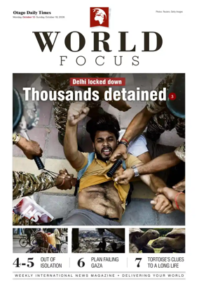 Cover of Otago Daily Times-World Focus