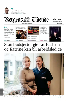 Cover of Bergens Tidende