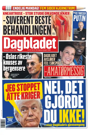 Cover of Dagbladet