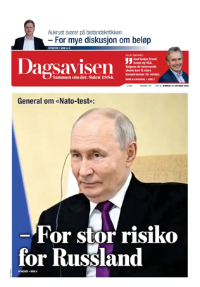 Cover of Dagsavisen