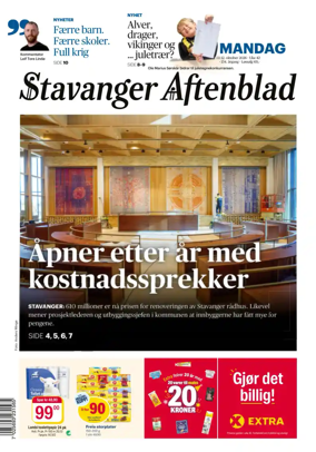 Cover of Stavanger Aftenblad