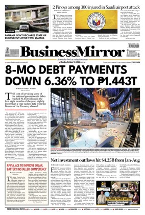 Cover of BusinessMirror
