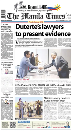 Cover of The Manila Times