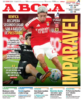 Cover of A BOLA (Portuguese)