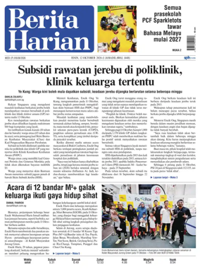 Cover of Berita Harian