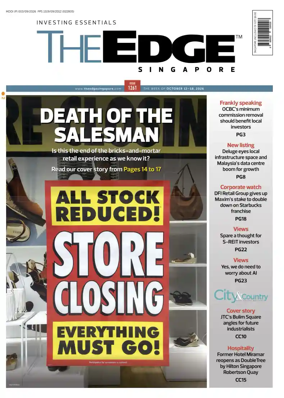Cover of The Edge Singapore