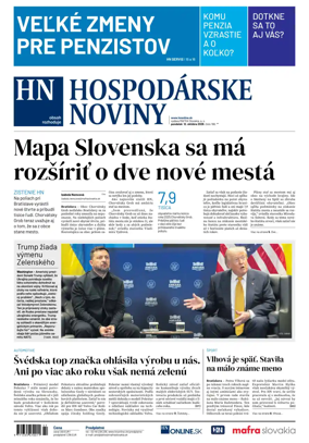 Cover of Hospodarske noviny