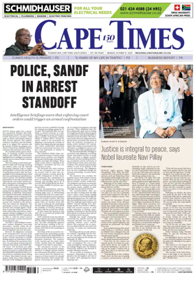 Cover of Cape Times