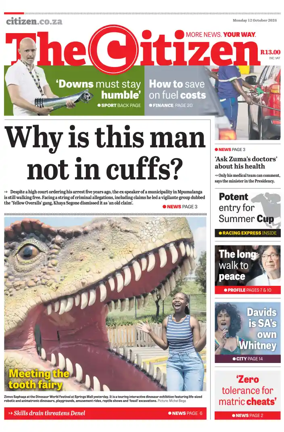 Cover of The Citizen (KZN)