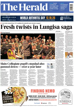Cover of The Herald (South Africa)