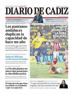 Cover of Diario de Cadiz