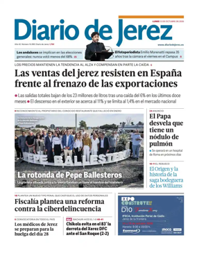 Cover of Diario de Jerez