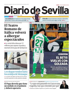 Cover of Diario de Sevilla
