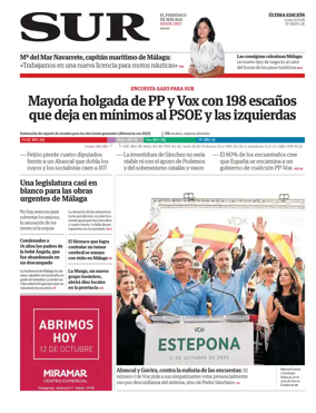 Cover of Diario Sur_Ultima