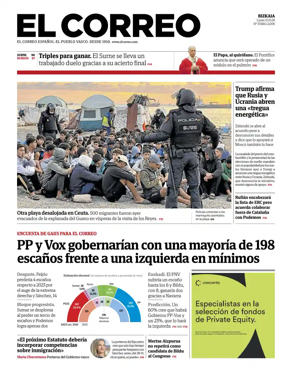 Cover of El Correo (Vizcaya)