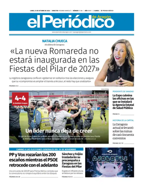 Cover of El Periodico Aragon