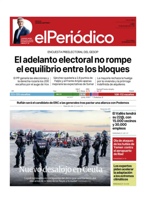 Cover of El Periodico - Castellano