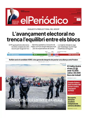 Cover of El Periodico - Catala