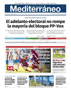 Cover of El Periodico Mediterraneo