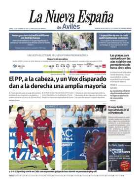 Cover of La Nueva Espana (Aviles)