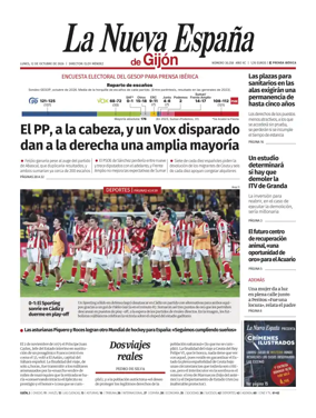 Cover of La Nueva Espana (Gijon)