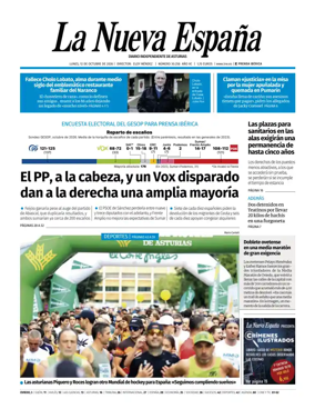 Cover of La Nueva Espana (Oviedo)