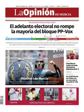 Cover of La Opinion de Murcia