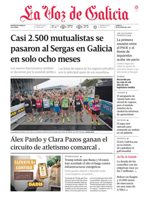 Cover of La Voz de Galicia (Carballo)