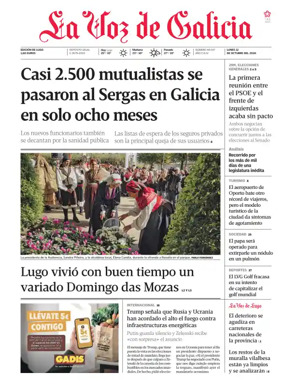 Cover of La Voz de Galicia (Monforte)