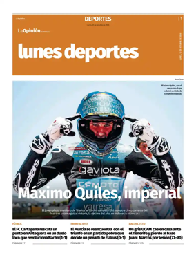 Cover of Lunes Deportes