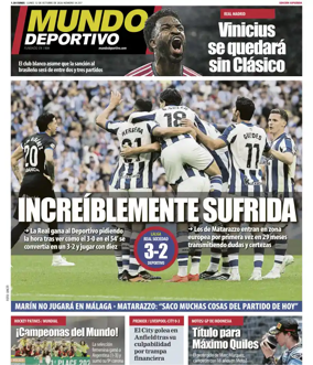 Cover of Mundo Deportivo (Gipuzkoa)