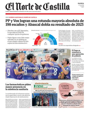 Cover of Norte de Castilla (Palencia)