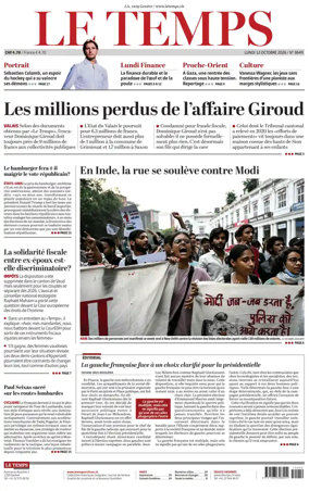 Cover of Le Temps